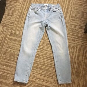 Jessica Simpson Rolled Crop Skinny Jeans 6 Light Blue